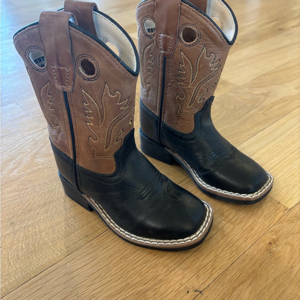 Old West Toddler Leather Boots